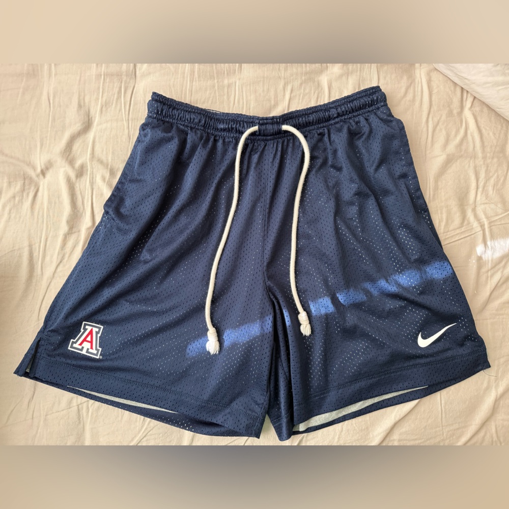 Nike Dark Blue/Grey Reversible Dri-Fit Shorts. University of Arizona